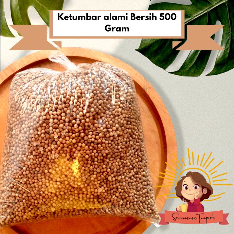 

Ketumbar Hitam Alami 500 Gram Premium Grade A Bersih- Rempah Herbal Alami