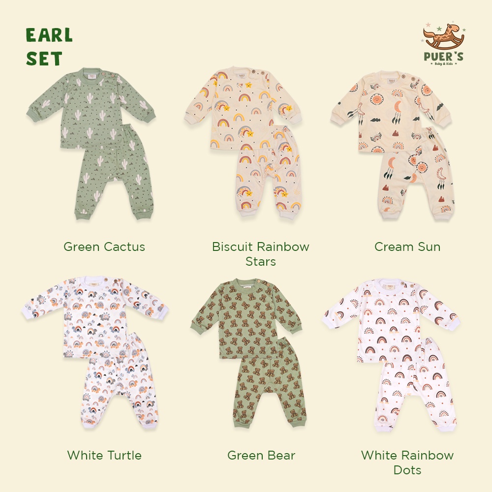 SETELAN BAYI DAN ANAK LENGAN PANJANG PUER'S EARL SET (SETELAN ANAK)