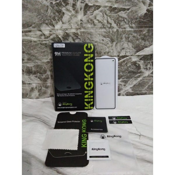 TEMPERED GLASS KINGKONG PREMIUM FULL LEM SAMSUNG NOTE 20 S21 Z FLOD 3