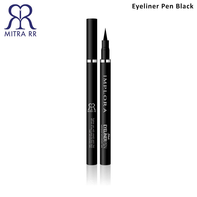 Implora Eyeliner Pen Black Waterproof and Dramatic Look Eye Liner Hitam