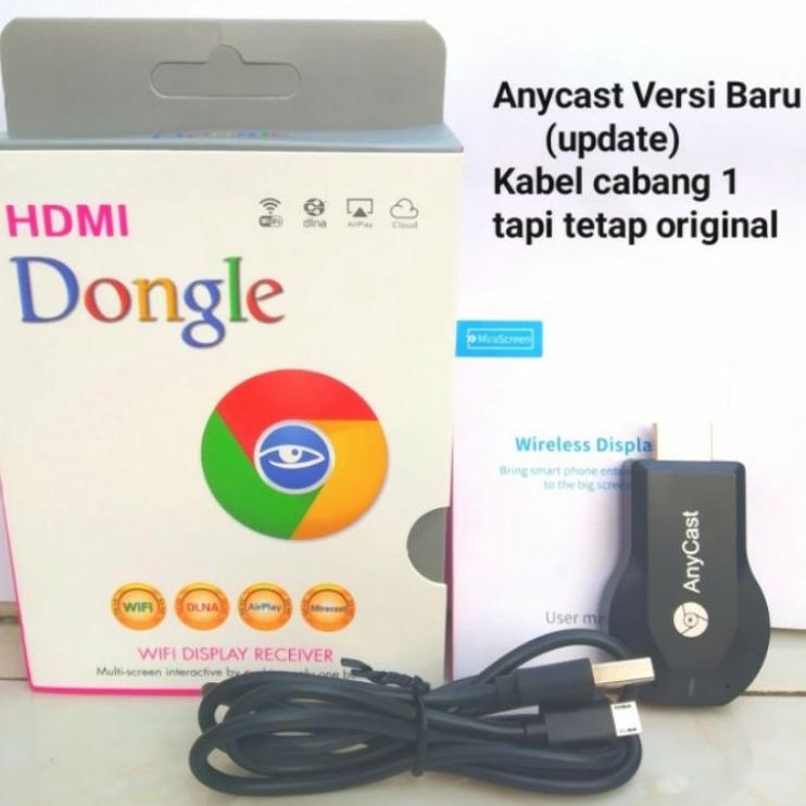 Harga Bersahabat Anycast + Hdmi2av hdmi to av | Anycast dongle | Hdmi dongle | Kabel hdmi | Converte