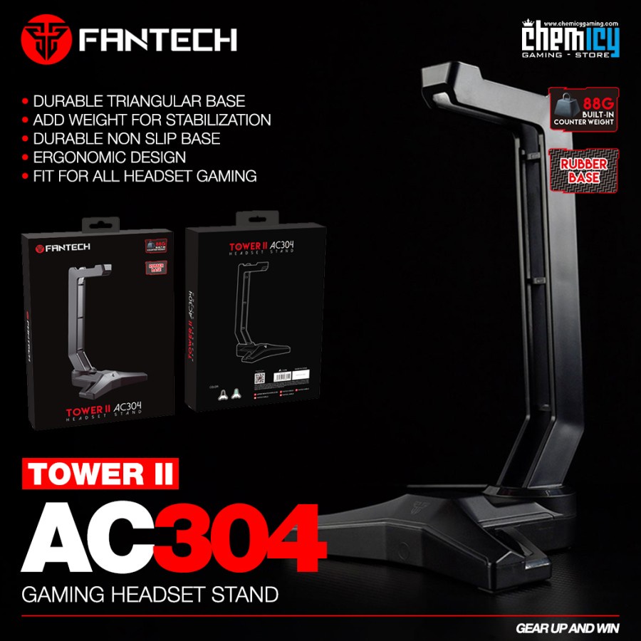 Fantech Tower II AC304 / AC-304 Gaming Headset Stand