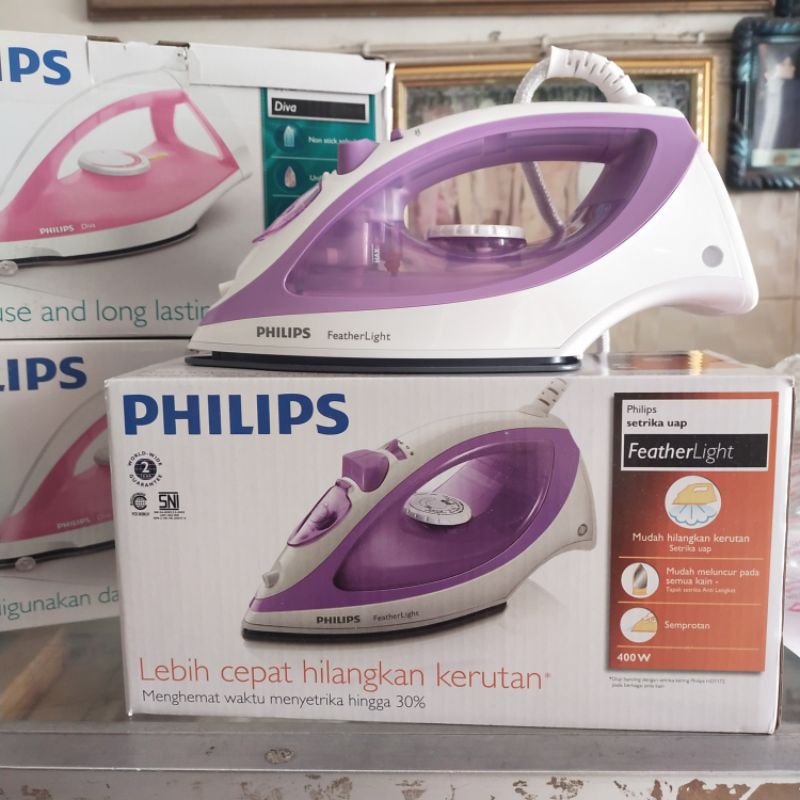 Setrika Uap Philips GC1418/35 Ungu