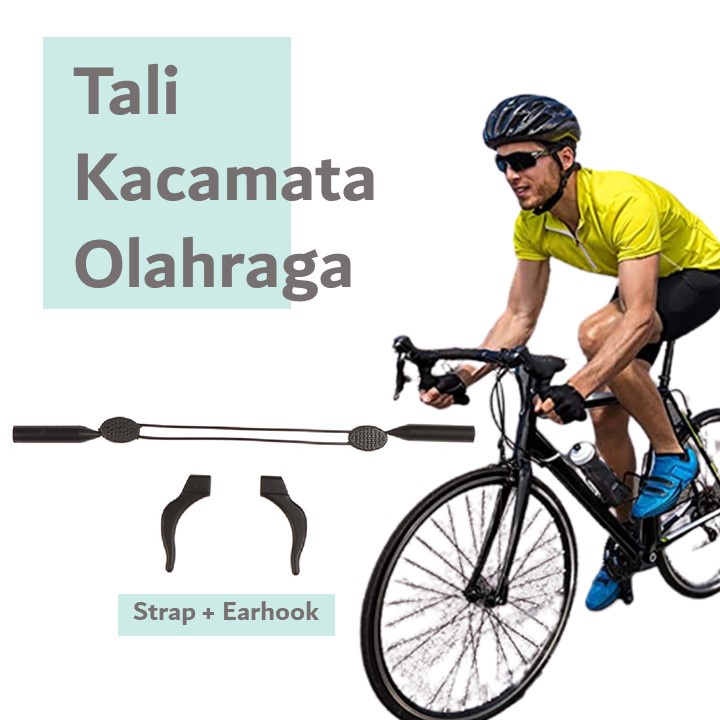 Tali Kacamata Sport Adjustable | Tali Kacamata Wanita Pria | Strap Kacamata