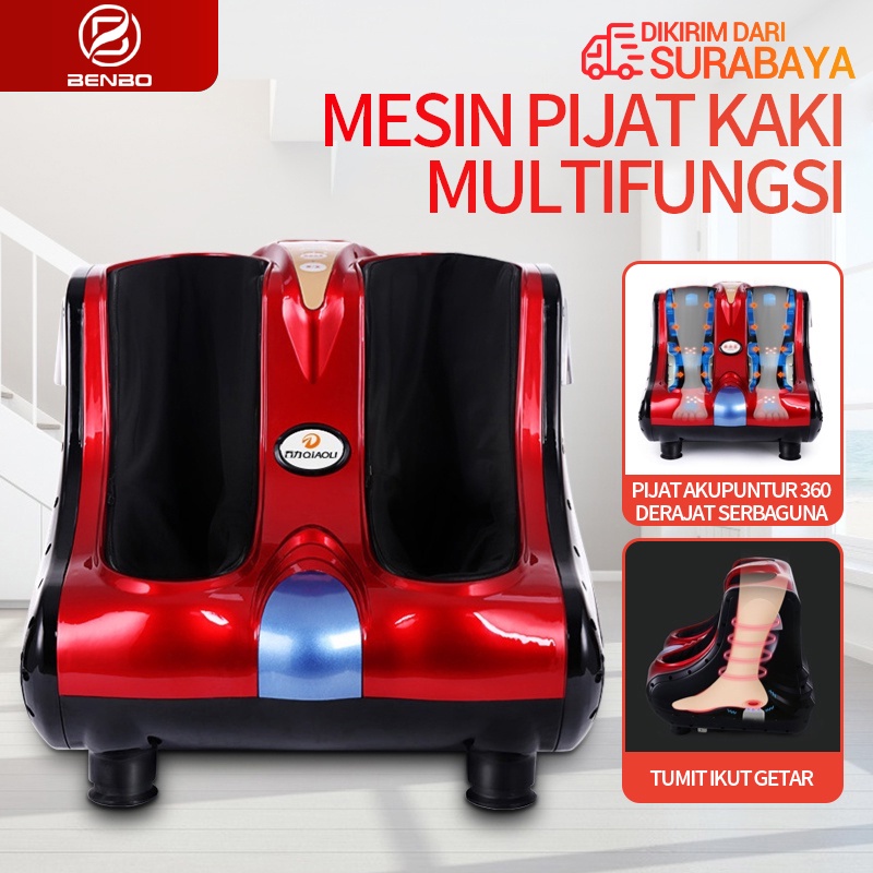 (Gratis)Benbo Pijat Kaki Otomatis Pijat Telapak Kaki Dan Betis Pijat Kaki Mesin Terapi Kaki Rumah Tangga Surabaya Stok tersedia!