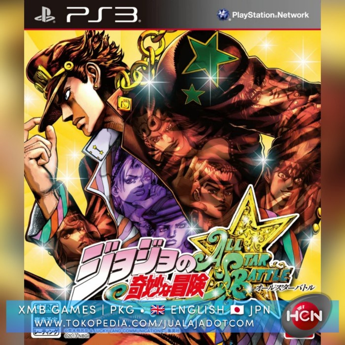 Vks0X-84 Dvd Game Ps3 Hen - Jojo No Kimyou Na Bouken All Stars Battle