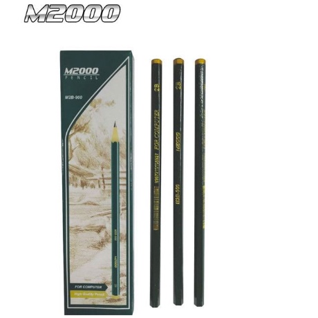 Pensil 2B M2000 Hijau Pcs