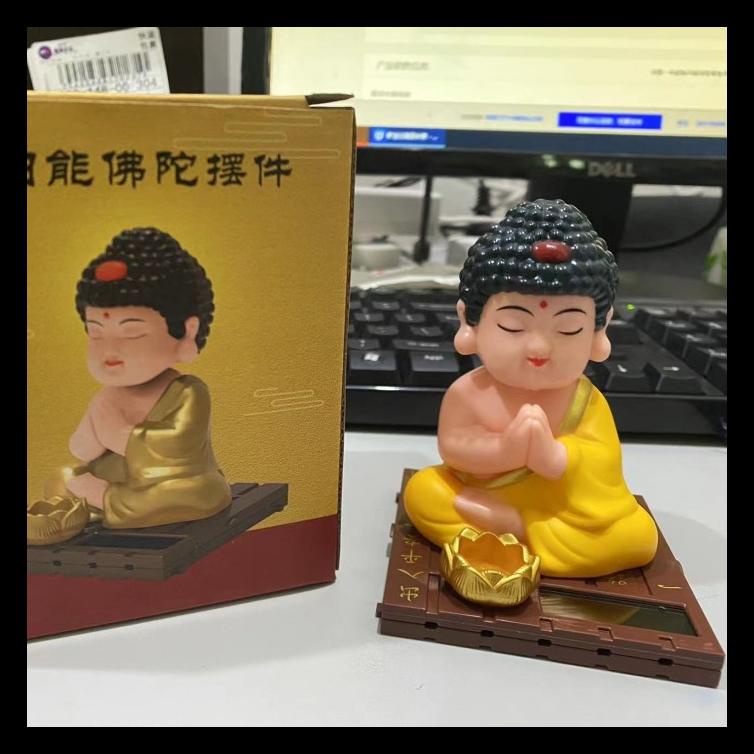

PAJANGAN BUDHA GOYANG DEKORASI PATUNG BUDHIST KADO BDAY MURAH LUCU BARU