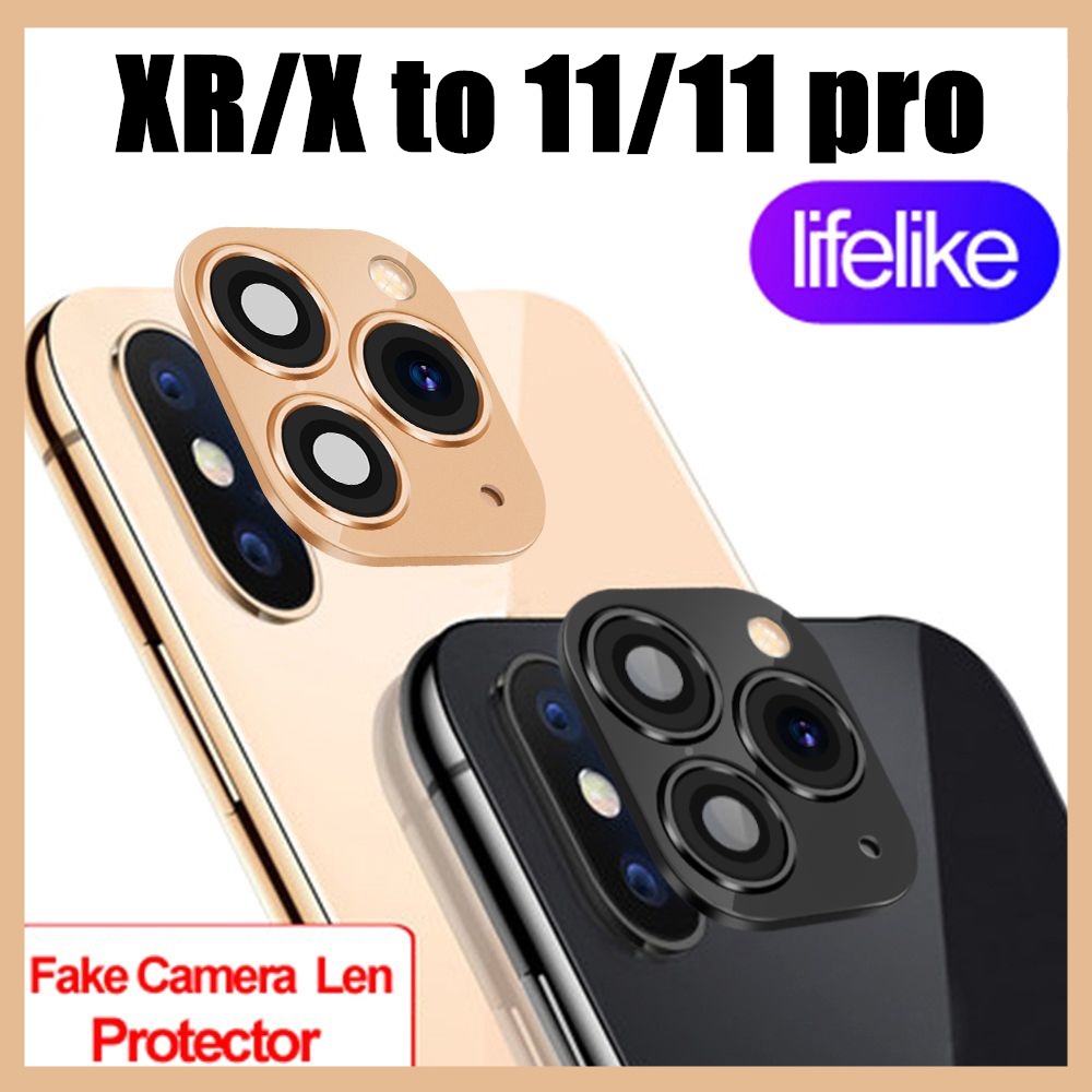 Luxury metal 5th generation Pelindung Lensa Kamera Untuk iphone X XS Max XR 11lensa Kamera Perubahan Kedua 11 11 Pro Max Pelindung Lensa Kamera