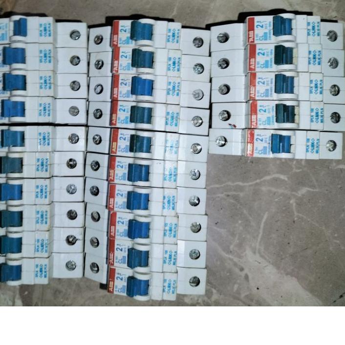 mcb ABB 191  PLN 2A,4A,6A,10A,16A,20A,25A bekas tapi masih bagus