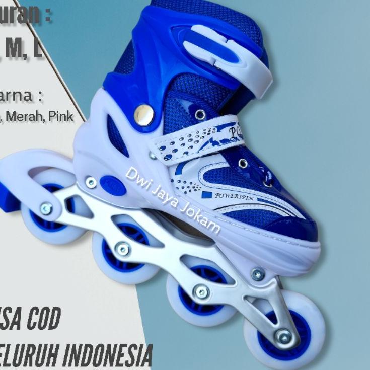 Produk Terpopuler [ BISA COD ] Power Speed Sepatu Roda Model bisa di setel Bajaj untuk pemula
