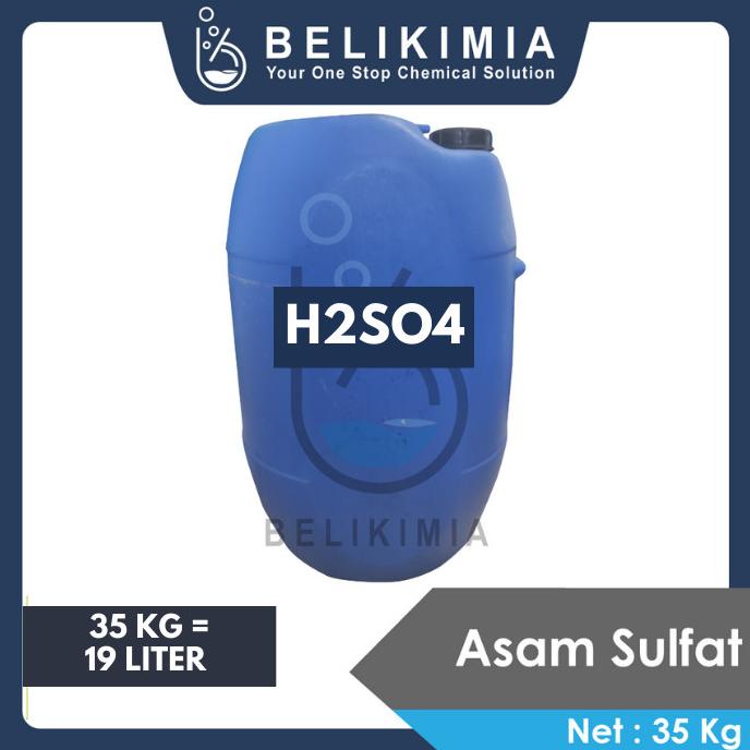 asam sulfate 98% 35 kg(khusus gojek)