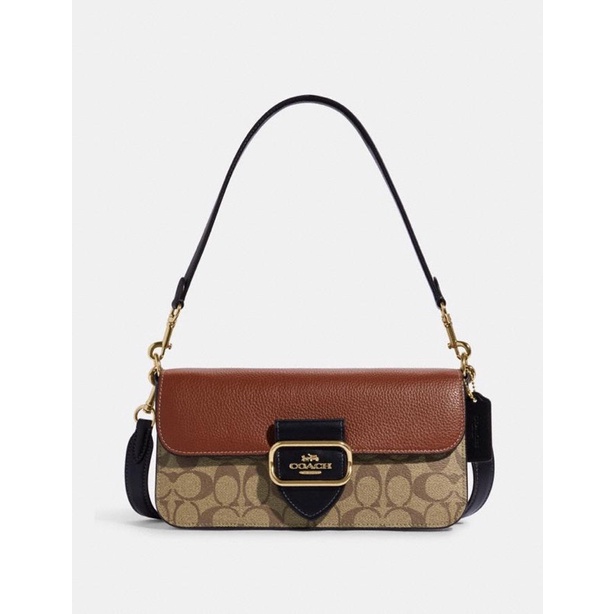 Coach Morgan Shoulder Bag In Colorblock Signature Canvas (CE562)