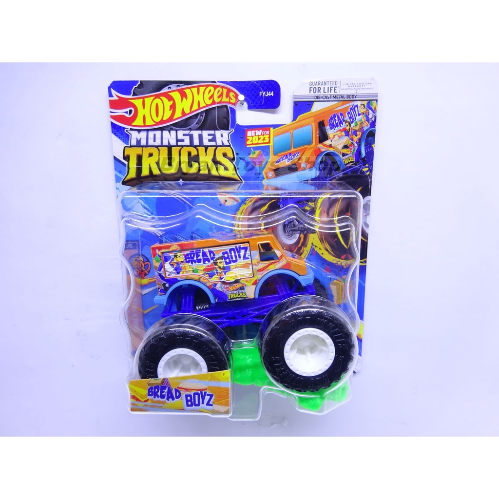 Hot Wheels  Monster Trucks Bread Boyz Orange Biru