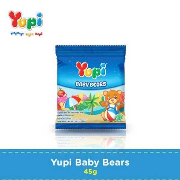 

Yupi Gummy Candies Baby Bears 45 gr