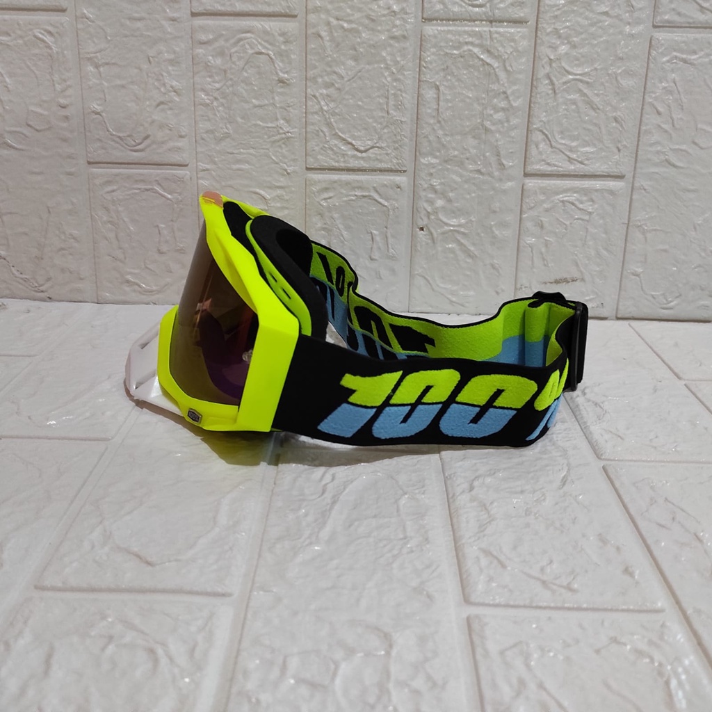 GOGGLE IMPORT Google 100 Percent - Kacamata Motor - Google Motocross - Google MX Trail - Google Rainbow - 023