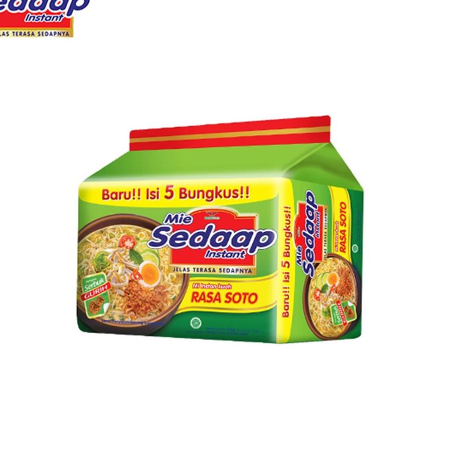 

ㆈ SEDAAP Mie Instan Soto Isi 5 Bag 75GR ぅ