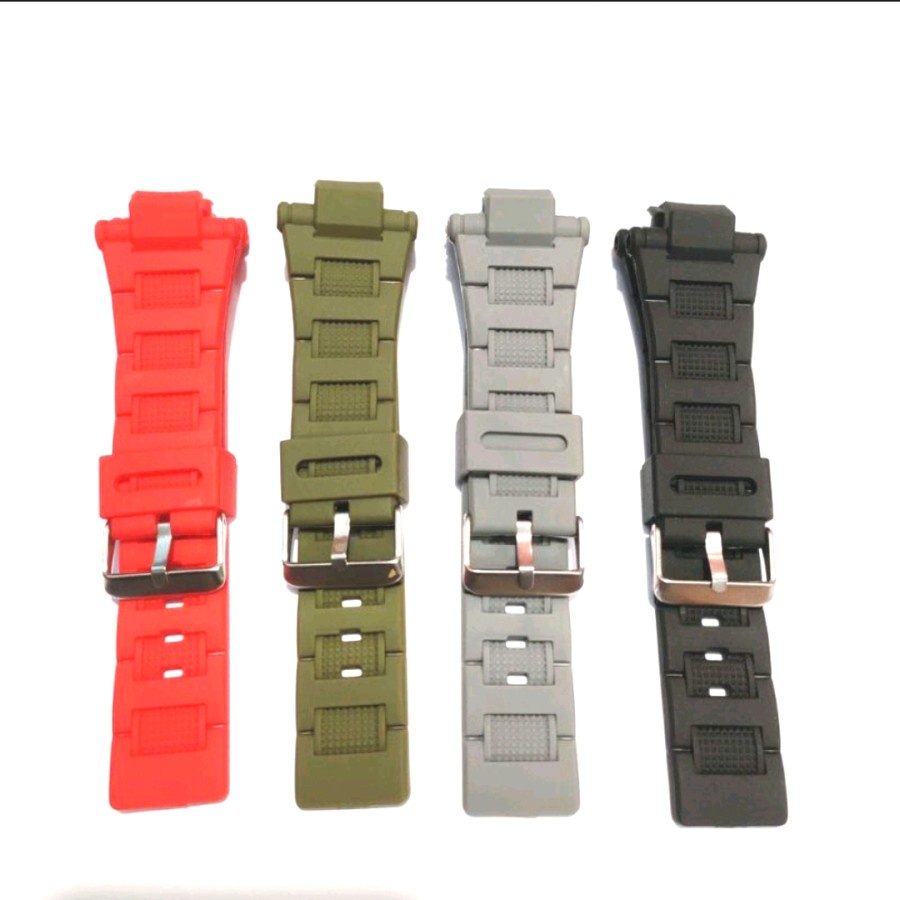 STRAP JAM TANGAN SPORT [ 6665 ] STRAP JAM TANGAN KARET TALI JAM TANGAN DIGITAL GISOK DIGITEK DLL