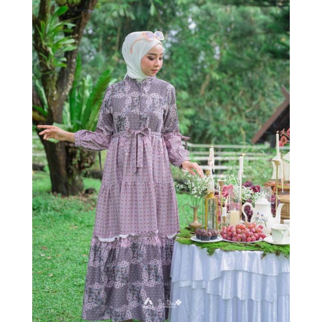 PO Happy day couple set gamis sakura ahza x The day