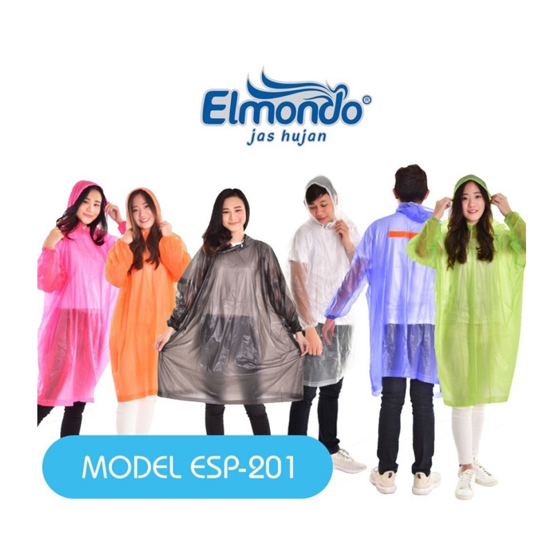 FELWINSHOP Jas Hujan Poncho Tangan Murah Ceria 201 Elmondo dan Sky