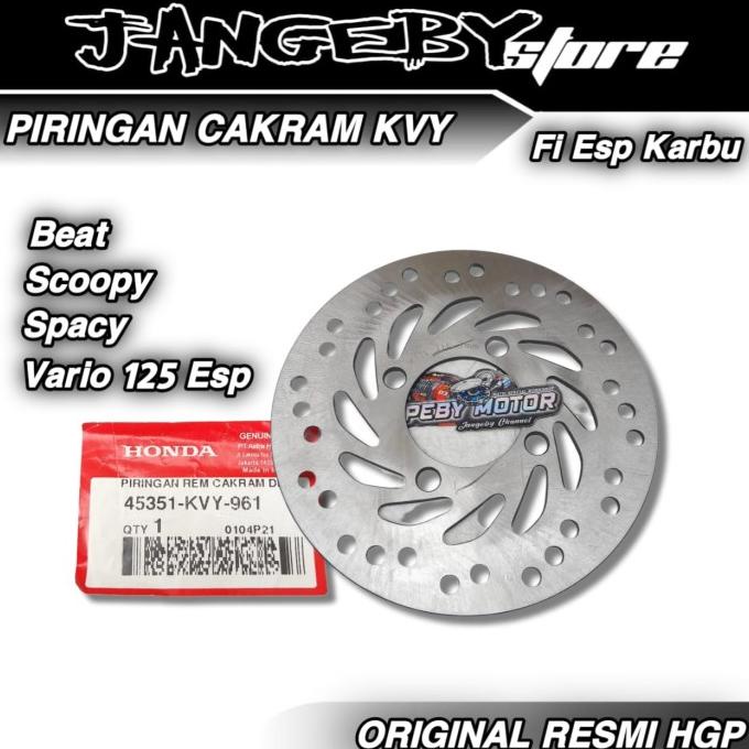 Piringan Cakram Beat Scoopy Spacy Karbu Vario 125 Esp Original HGP