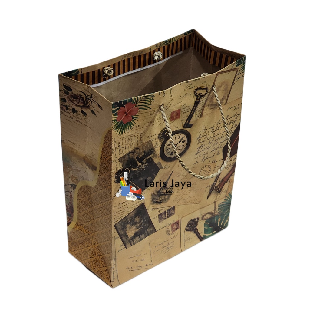 

Small Paper Bag Vintage IF-PPVK Tas Kertas Kado Kecil