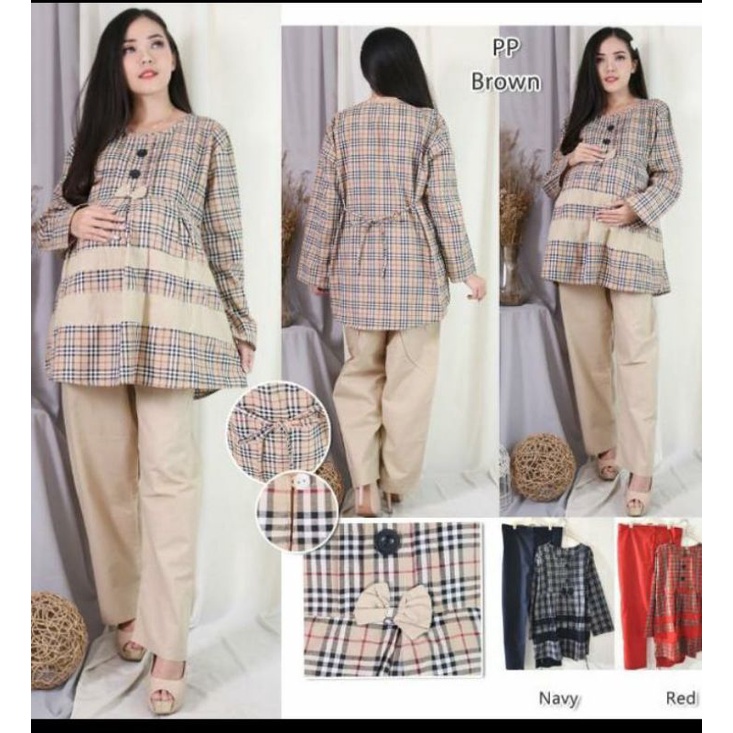 ST633 Setelan hamil menyusui jumbo