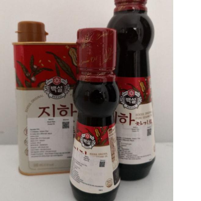 

COD✔️Cj Beksul Minyak Wijen Sesame Oil Premium Korea 110 ml Chagirem Korea|KD9