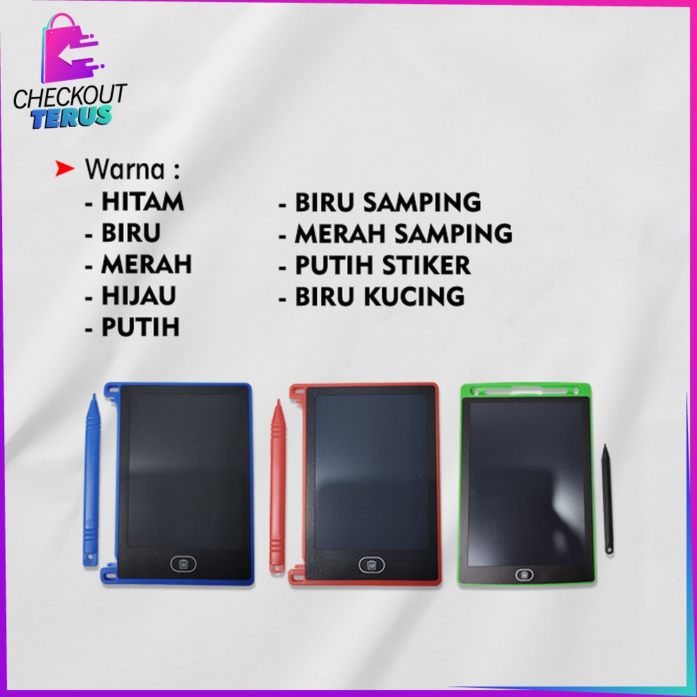 CT M298 LCD Writing Tablet 8.5inch Mainan Papan Tulis Hapus Board Tab Mainan Edukasi Anak Alat tulis Papan Pen Gambar Lukisan