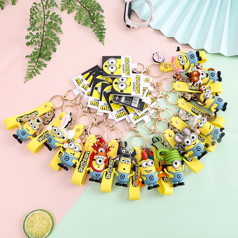 (WGK-081)Minion / Gantungan Shio Minion / Keychain 12 Shio / Gantungan Kunci Minions / Despicable Me / Gantungan Kunci