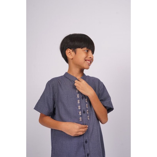 ELZATTA HIJAB ATASAN KOKO ANAK LENGAN PENDEK KOLEKSI TERBARU SARIMBIT WANALA BOY