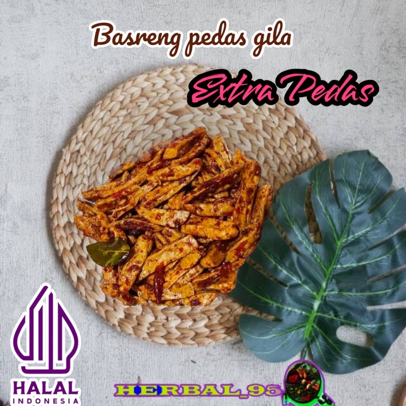 

BASRENG Daun jeruk// basreng pedas daun jeruk gurih 200 Gram