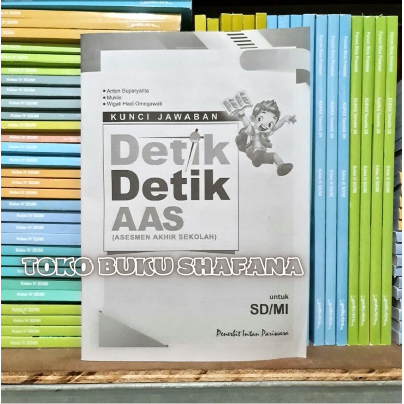 Buku Soal Detik Detik AAS SD/MI Intan Pariwara Plus Kunci Jawaban - Asesmen Akhir Sekolah