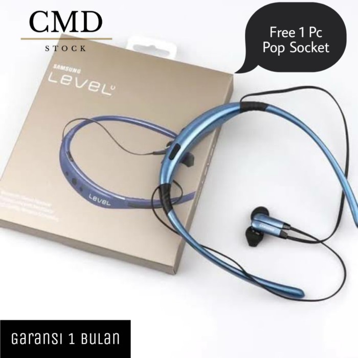 Samsung Level U Headset Bluetooth Samsung Wireless Earpods Earphone - Putih