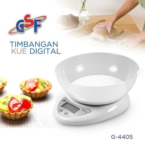[LS2]Timbangan Mangkok GSF/Timbangan Kue/ Timbangan dapur / Timbangan digital 5kg
