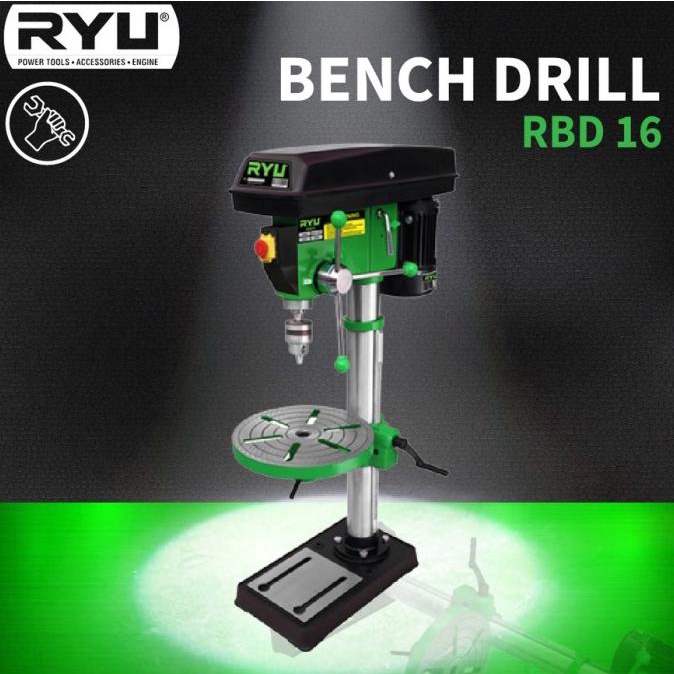 RYU RBD16 Mesin Bor Duduk 16 mm Listrik Electric Drill Press