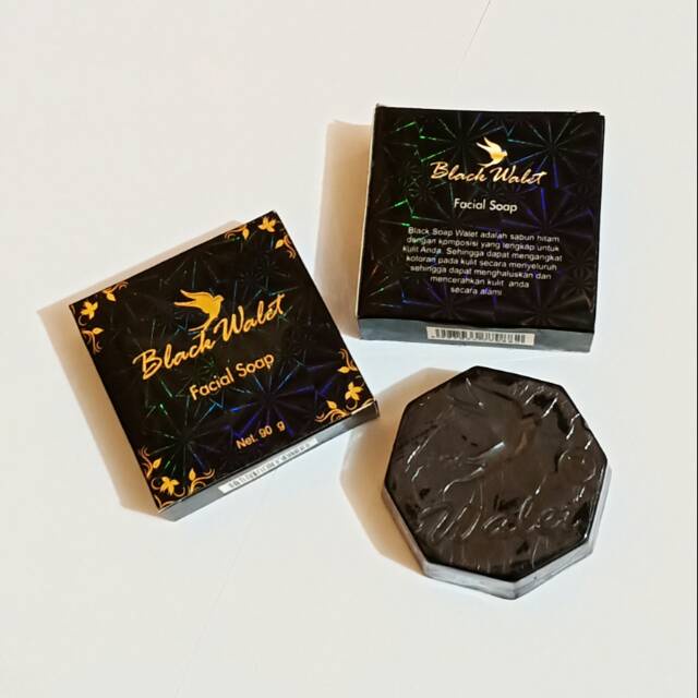 Sabun Black Walet Original (Ecer) - Black Wallet Facial Soap Original