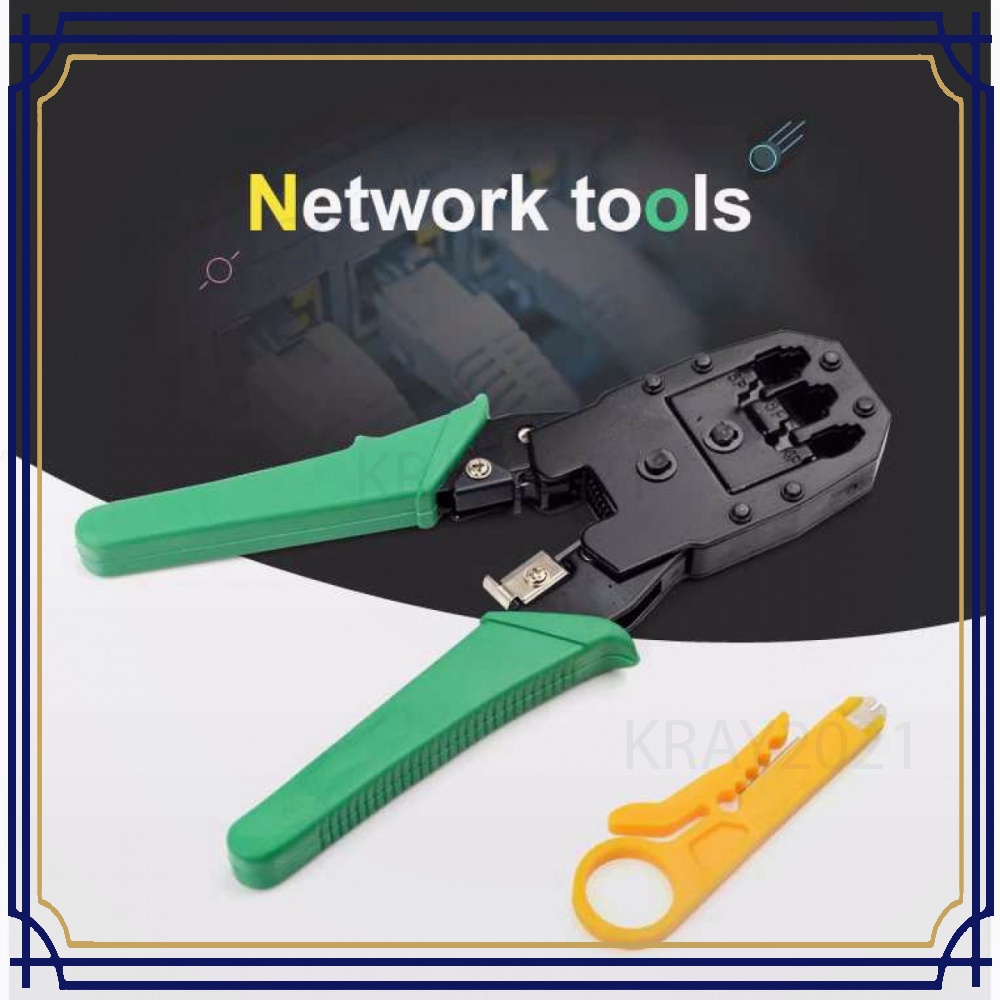 Tang Crimper Kabel LAN Plier Network Cable RJ45 RJ-11 -CV596