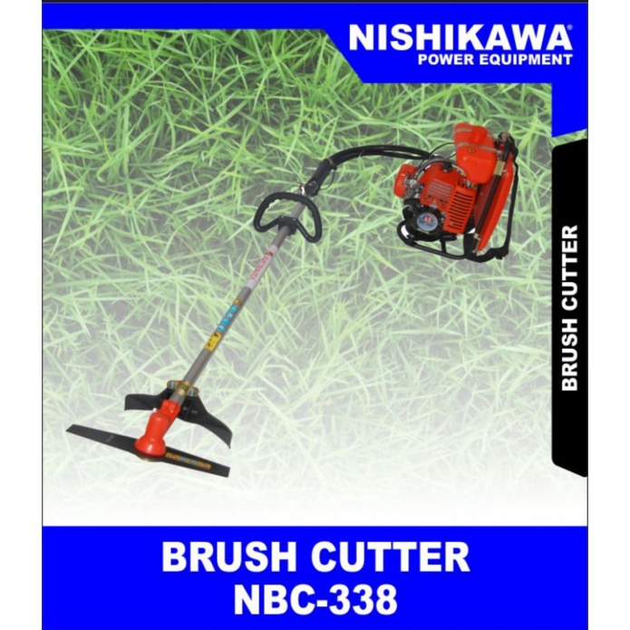 MESIN POTONG RUMPUT 2TAK NISHIKAWA 338 BRUSHCUTTER 338