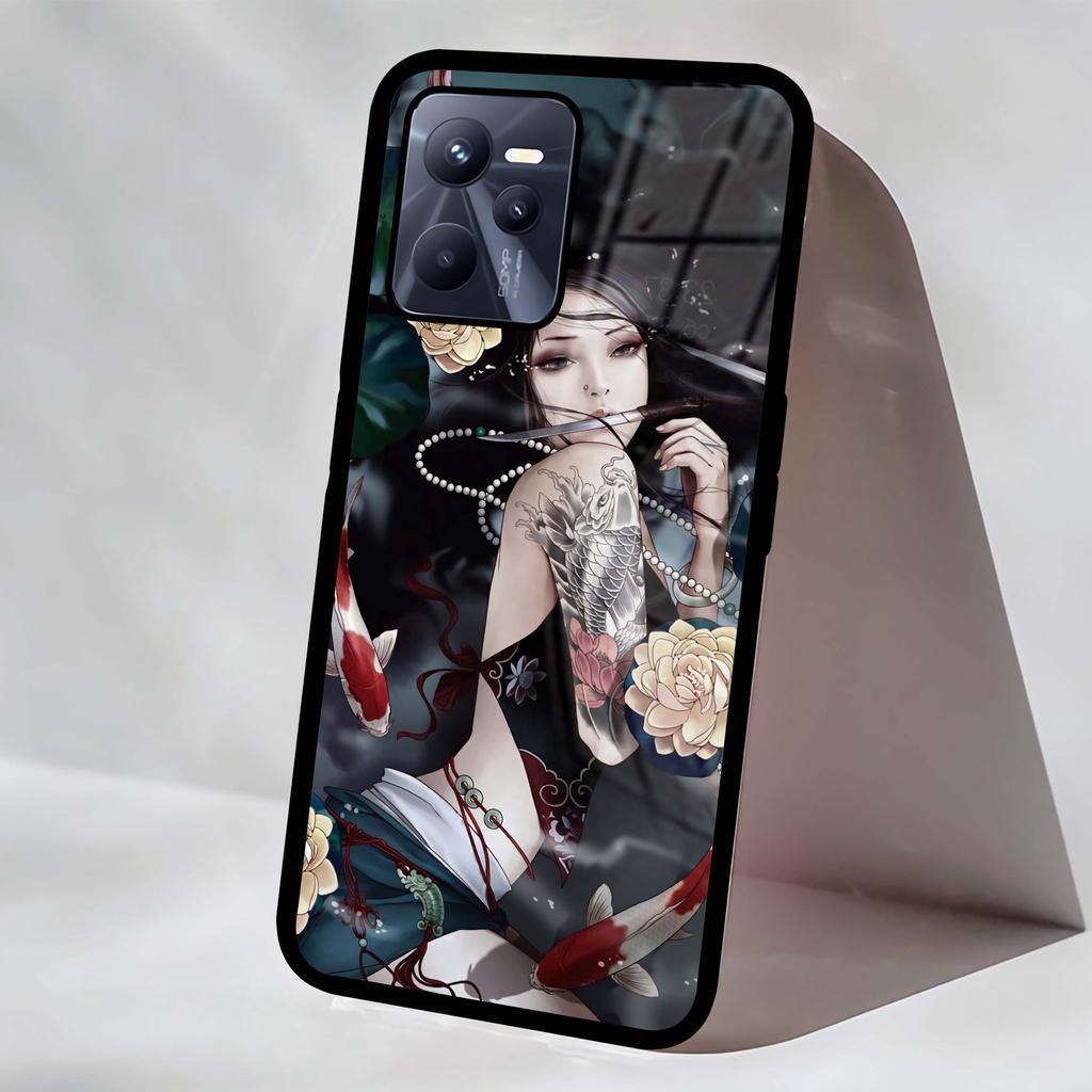 (SV49) Case Kilau Realme C35 | C35 | Casing Hp Realme | Pelindung Smartphone | Motif Anime