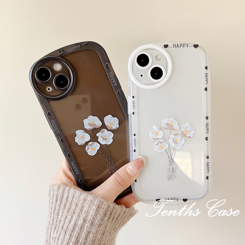 IPHONE Kompatibel Untuk Iphone14 13 12 11 Pro Max X XR Xs Max8 7 6 6s Plus Se2020Little Daisy Phone Case Soft Cover