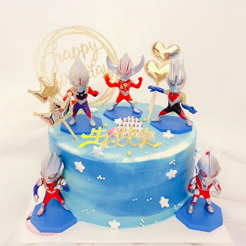 Jual Topper Cake Kue Ulang Tahun Figure Ultraman 6pc | Shopee Indonesia