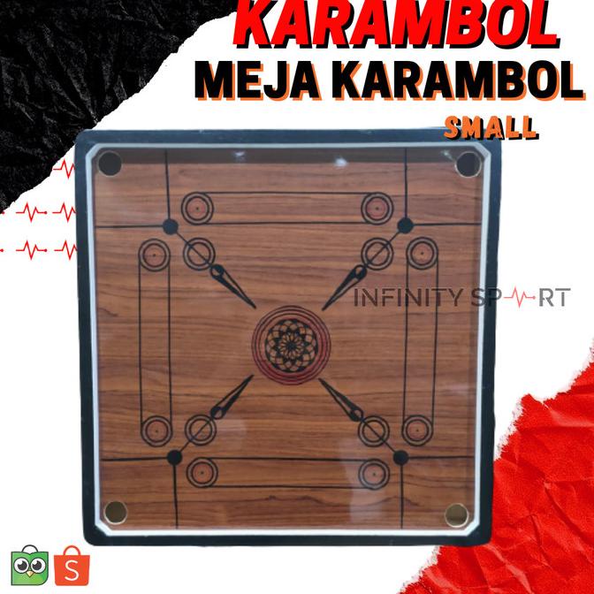 Meja Karambol Melamin Kecil ( 60 x 60 cm ) ---NEW---