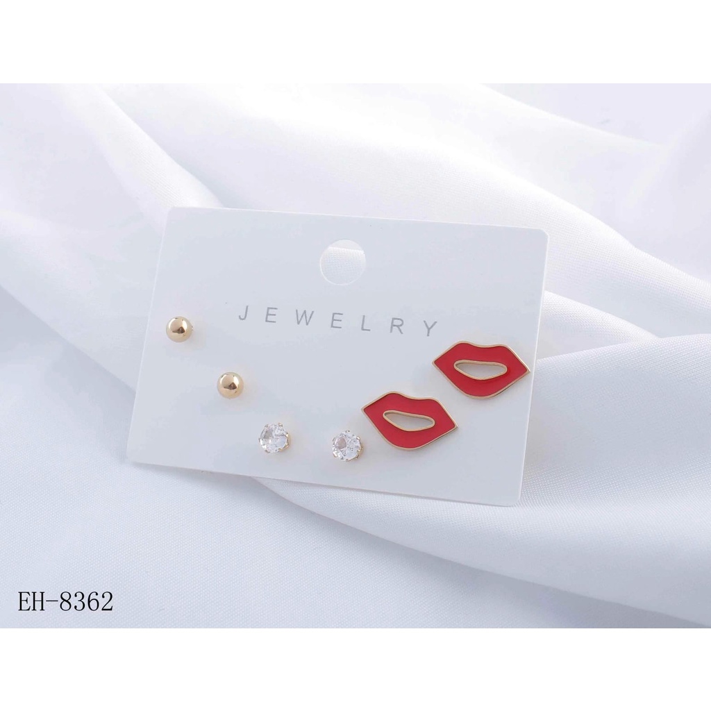 Anting Titanium Terbaru Perhiasan Wanita Jewelry 8362/7936