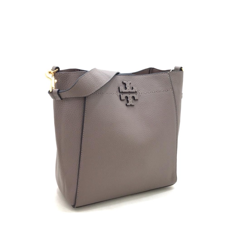 TB Mcgraw Hobo Leather Handbag