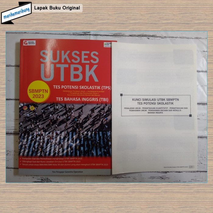 BUKU TPS DAN TBI UTBK SBMPTN 2023 GANESHA OPERATION (GO)