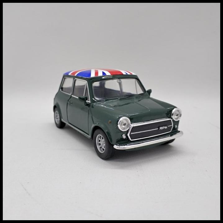 Diecast Welly Mini Cooper 1300 England Flag