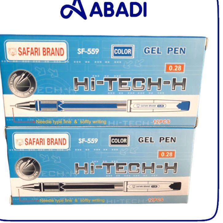 

(M-E-U-☎) Bulpen Hitech-H Safari Pen Gel Bolpoin (1pak = 12pcs) kekinian