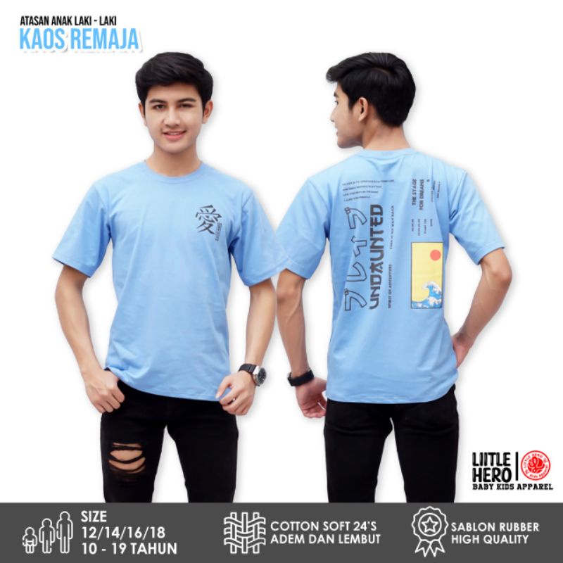 Kaos Distro Remaja By LITTLE HERO 10-19 Tahun Kaos Anak Remaja Kekinian Terlaris