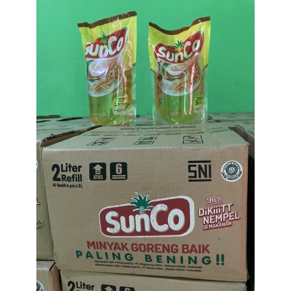 

Minyak goreng Sunco refill 2 liter #terlaris #COD